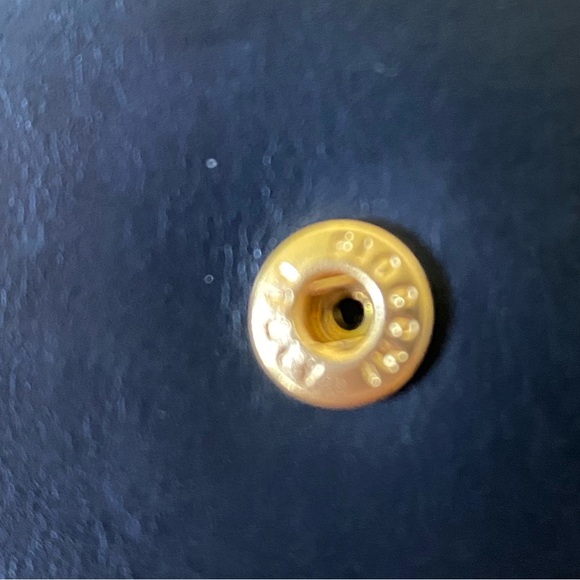 💯AUTHENTIC CELINE TRIOMPHE NAVY BLUE CALF SKIN LEATHER LONG BI-FOLD WALLET - Picture 11 of 15